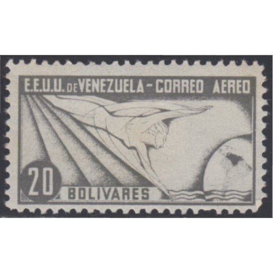 Venezuela A- 63 1937 Serie antigua Avión MH Venezuela A- 63 1937 Serie antigua Avión MH