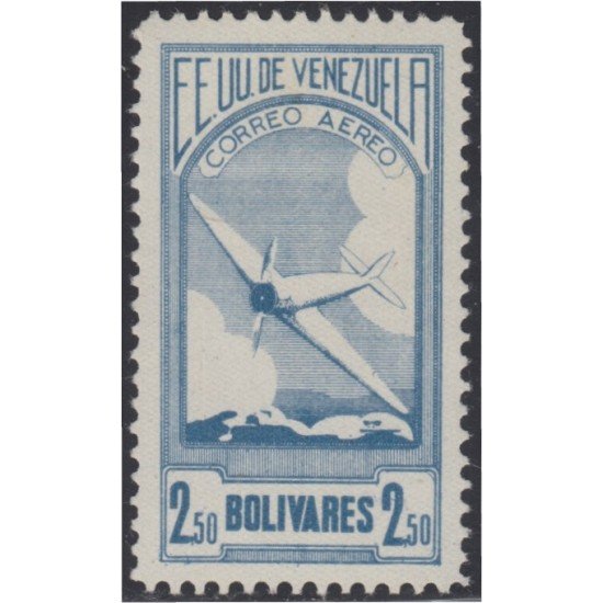 Venezuela A- 59 1937 Serie antigua Avión MH Venezuela A- 59 1937 Serie antigua Avión MH