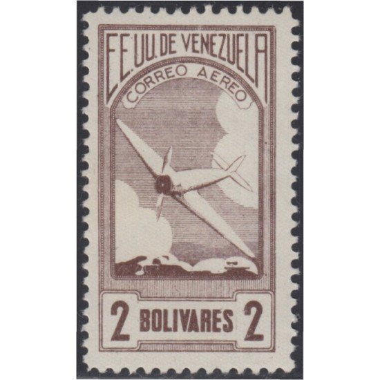 Venezuela A- 58 1937 Serie antigua Avión MH Venezuela A- 58 1937 Serie antigua Avión MH
