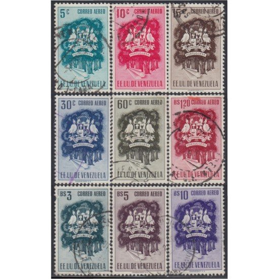 Venezuela  A- 483/91 1953 Escudo del Estado de Portuguesa usado