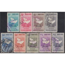 Venezuela A- 456/64 1953 Escudo del Territorio Federal de Delta Amacuro usados Venezuela A- 456/64 1953 Escudo del Territorio Federal de Delta Amacuro usados
