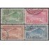 Venezuela  A- 368/71 1952 Juegos deportivos sudamericanos en Caracas usados