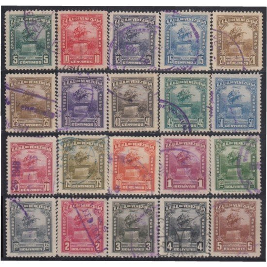 Venezuela A- 138/57 1940/44 110 Aniversario de la muerte de Venezuela A- 138/57 1940/44 110 Aniversario de la muerte de Bolívar usados Venezuela A- 138/57 1940/44 110 Aniversario de la muerte de Venezuela A- 138/57 1940/44 110 Aniversario de la muerte de Bolívar usados
