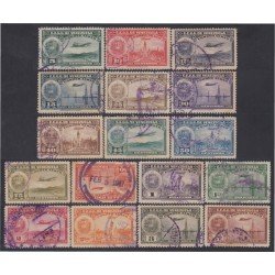 Venezuela A- 102/13A 1938/40 Timbres de 1938 Avión Airplane usados Venezuela A- 102/13A 1938/40 Timbres de 1938 Avión Airplane usados