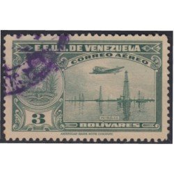 Venezuela A- 93 1938 Serie antigua Grabados Panteón Nacional usados Venezuela A- 93 1938 Serie antigua Grabados Panteón Nacional usados