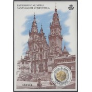 España Spain 5210 2018 Patrimonio Mundial Santiago de Compostela MNH
