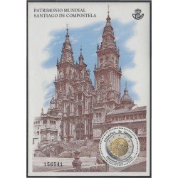 España Spain 5210 2018 Patrimonio Mundial Santiago de Compostela MNH