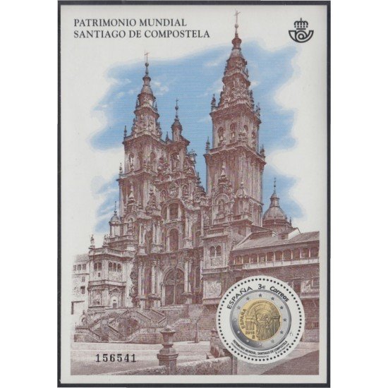 España Spain 5210 2018 Patrimonio Mundial Santiago de Compostela MNH España Spain 5210 2018 Patrimonio Mundial Santiago de Compostela MNH