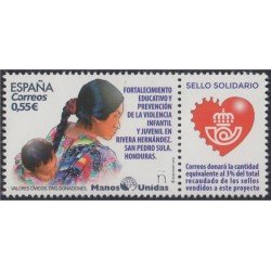España Spain 5236 2018 100 Valores cívicos ONG MNH