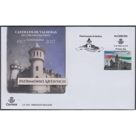 España Spain 5223 2018 Centenario Castillos de Valderas SPD España Spain 5223 2018 Centenario Castillos de Valderas SPD