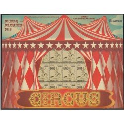 España Pliego Premium 57 2018 250 Años de Circo MNH España Pliego Premium 57 2018 250 Años de Circo MNH