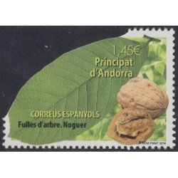 Andorra Española 470 2018 Hojas de árbol MNH Andorra Española 470 2018 Hojas de árbol MNH