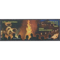 Andorra Española 472 2018 25 Fiestas Andorranas Patrimonio de la Humanidad MNH Andorra Española 472 2018 25 Fiestas Andorranas Patrimonio de la Humanidad MNH