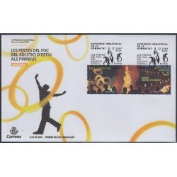 Andorra Española 472 2018 25 Fiestas Andorranas Solstici SPD Sobre Primer día Andorra Española 472 2018 25 Fiestas Andorranas Solstici SPD Sobre Primer día