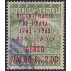 Venezuela A- 765 1962 Bicentenario de UPATA Resellado Oficina de Correos de Caracas usados Venezuela A- 765 1962 Bicentenario de UPATA Resellado Oficina de Correos de Caracas usados