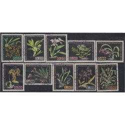 Venezuela A- 755/64 1962 Serie Antigua Orquídeas usados Venezuela A- 755/64 1962 Serie Antigua Orquídeas usados
