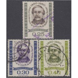 Venezuela A- 736/38 1961 Centenario de la muerte de Rafael María Baralt usados Venezuela A- 736/38 1961 Centenario de la muerte de Rafael María Baralt usados