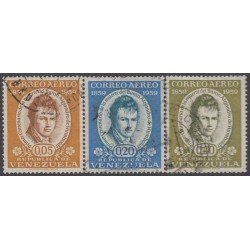 Venezuela A- 683/85 1960 Centenario de la muerte de Alexander von Humboldt usados Venezuela A- 683/85 1960 Centenario de la muerte de Alexander von Humboldt usados