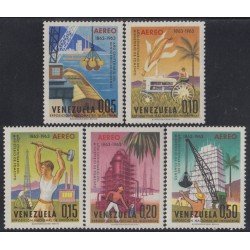 Venezuela A- 800/04 1964 Exposición Nacional de Industria MNH Venezuela A- 800/04 1964 Exposición Nacional de Industria MNH