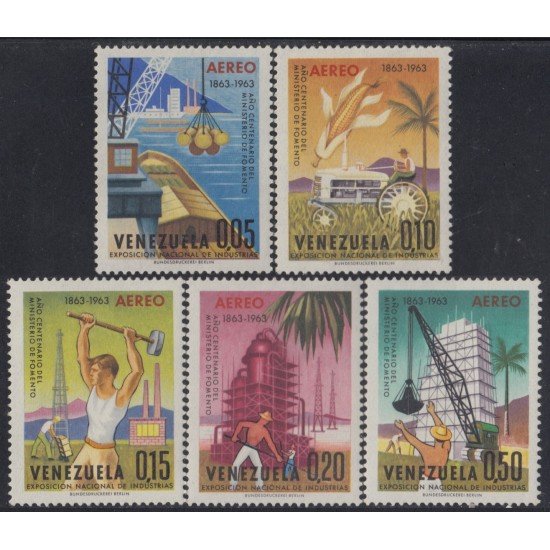 Venezuela  A- 800/04 1964 Exposición Nacional de Industria MNH