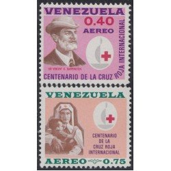 Venezuela A- 798/99 1963 Centenario de la Cruz Roja Internacional MNH Venezuela A- 798/99 1963 Centenario de la Cruz Roja Internacional MNH