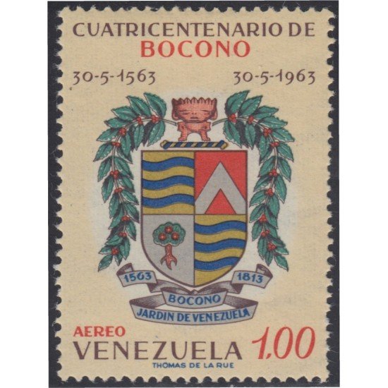 Venezuela A- 786 1963 400 Años de Boconó MNH Venezuela A- 786 1963 400 Años de Boconó MNH