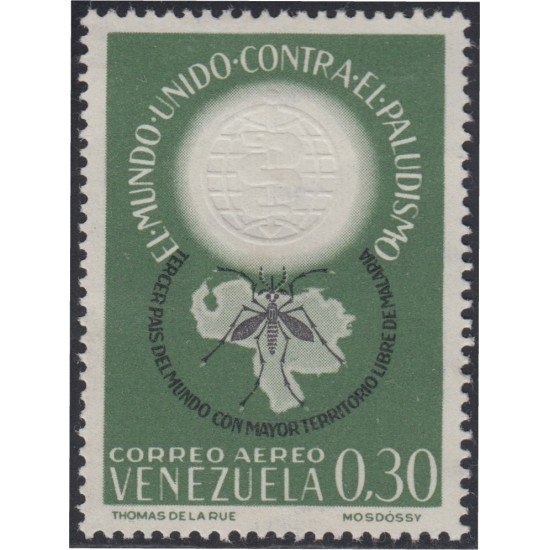 Venezuela A- 777 1962 Territorio Libre de Malaria MNH Venezuela A- 777 1962 Territorio Libre de Malaria MNH