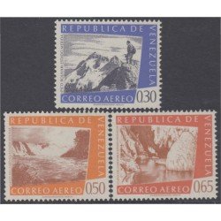 Venezuela A- 685A/86A 1960 Serie turística Salto Pico Cueva MNH Venezuela A- 685A/86A 1960 Serie turística Salto Pico Cueva MNH