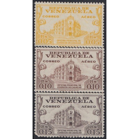 Venezuela A- 661/63 1958 Oficina de Correos de Caracas MNH Venezuela A- 661/63 1958 Oficina de Correos de Caracas MNH