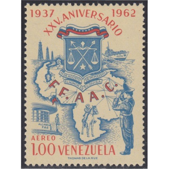 Venezuela  A- 793 1963 25º Aniversario de la Guardia Nacional MH