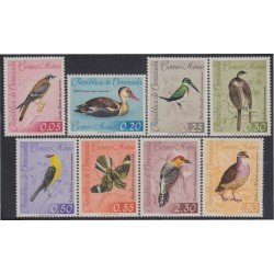 Venezuela A- 769/76 1962 Serie antigua pájaros Birds MH Venezuela A- 769/76 1962 Serie antigua pájaros Birds MH
