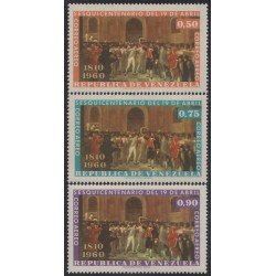 Venezuela A- 713/15 1960 150 Años de la Independencia MH Venezuela A- 713/15 1960 150 Años de la Independencia MH