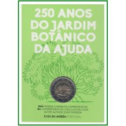 Portugal 2018 Cartera Oficial Coin Card Moneda 2 € Av. Jardín Botánico Ajuda