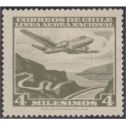 Chile A- 194 1959 Servicio Interior Avión MNH