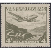 Chile A- 194 1959 Servicio Interior Avión MNH Chile A- 194 1959 Servicio Interior Avión MNH