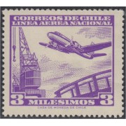 Chile A- 193 1959 Servicio Interior Avión MNH
