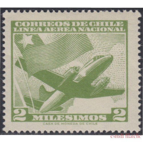 Chile A- 192 1959 Servicio Interior Avión MNH