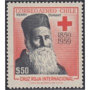 Chile A- 187 1959 Centenario de la Cruz Roja MNH