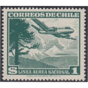 Chile A- 181A 1959 Línea Aérea Nacional MNH Chile A- 181A 1959 Línea Aérea Nacional MNH