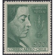 Chile A- 174 1958 Poeta Gabriela Mistral MNH Chile A- 174 1958 Poeta Gabriela Mistral MNH