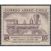 Chile A- 157 1954 Centenario del primer ferrocarril sudamericano MNH Chile A- 157 1954 Centenario del primer ferrocarril sudamericano MNH