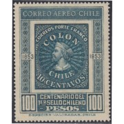 Chile A- 155 1953 Centenario del sello de Chile  MNH