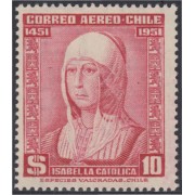Chile A- 150 1952 Isabel La Católica MNH Chile A- 150 1952 Isabel La Católica MNH