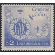 Chile A- 122 1949 20º Aniversario de la Línea Aérea Nacional MNH