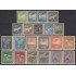 Chile A- 31/49 1934/38 Serie antigua Grabados Aviones MNH