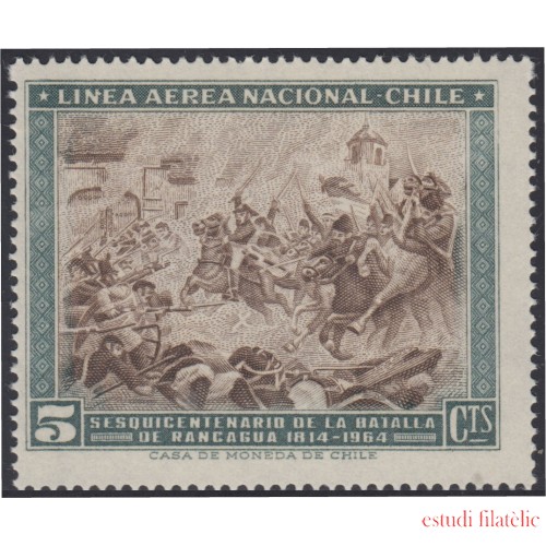 Chile A- 221 1965 150 Años de la batalla de Rancagua MNH