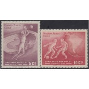 Chile A- 210/11 1962 Copa Mundial de Fútbol MNH Chile A- 210/11 1962 Copa Mundial de Fútbol MNH