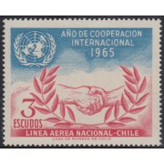 Chile A- 234 1966 Año de la cooperación internacional MNH