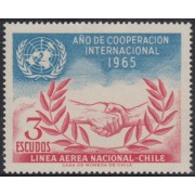 Chile A- 234 1966 Año de la cooperación internacional MNH Chile A- 234 1966 Año de la cooperación internacional MNH