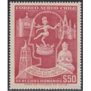 Chile A- 180 1958 Derechos del Hombre MH Chile A- 180 1958 Derechos del Hombre MH